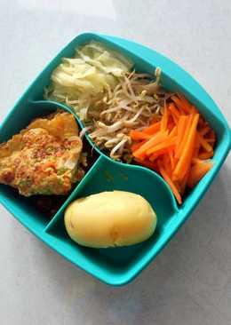 Bekal makan siang aneka sayur (diet)