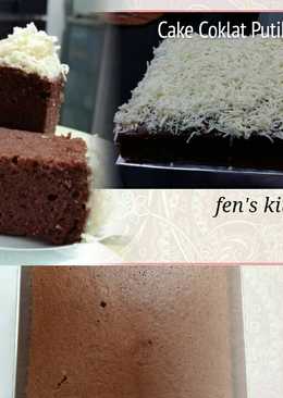Cake Coklat Putih Telur