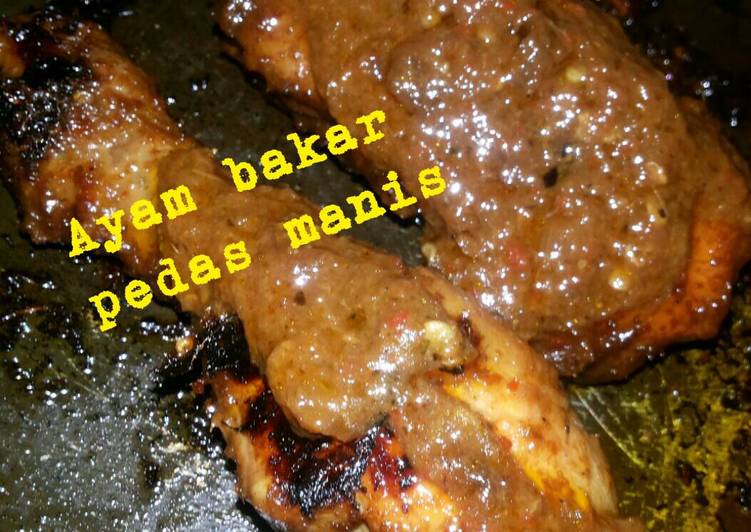 cara membuat Ayam bakar pedas manis ala mama rara