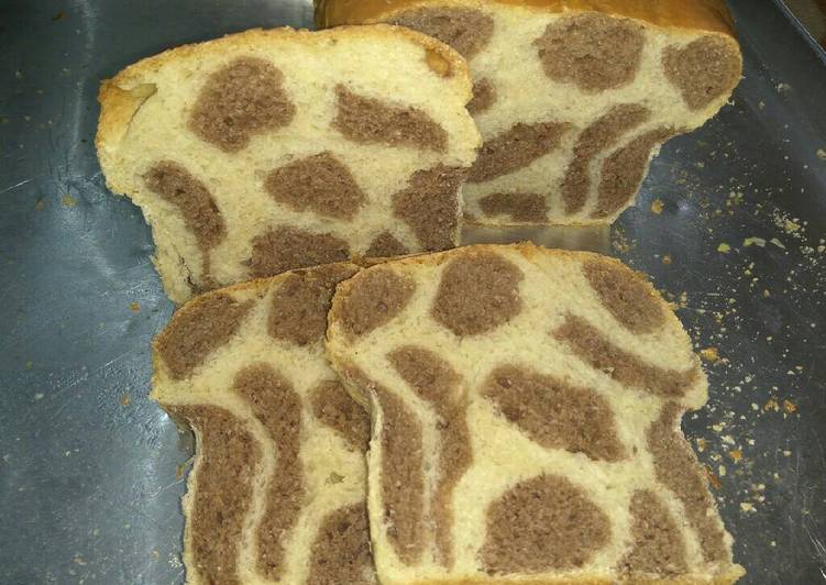 resep Roti tawar leopard