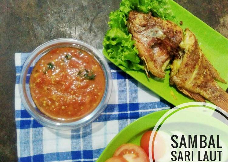 resep masakan Sambal sari laut/ sambel penyetan