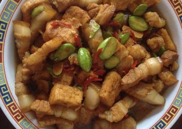 resep makanan Samcan Tahu Cina Kecap