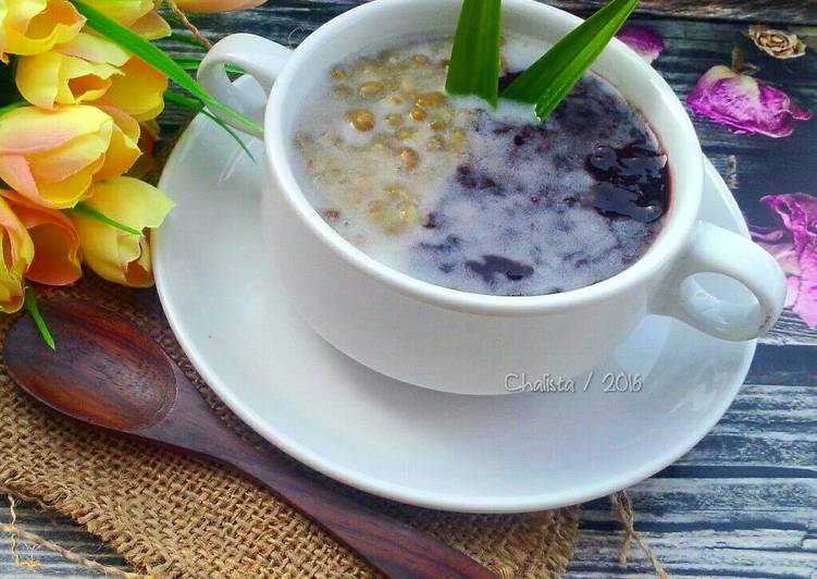 Resep Bubur Kacang Ijo Ketan hitam Kiriman dari Chalista Kitchen