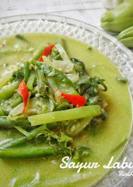 Sayur Daun dan Labu Siam #Bandung_RecookDiahAyu