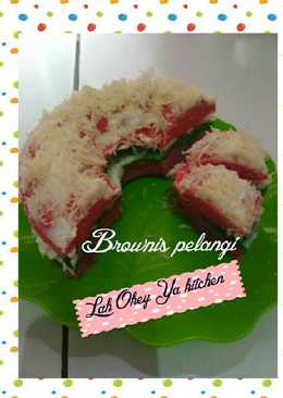 Brownis pelangi