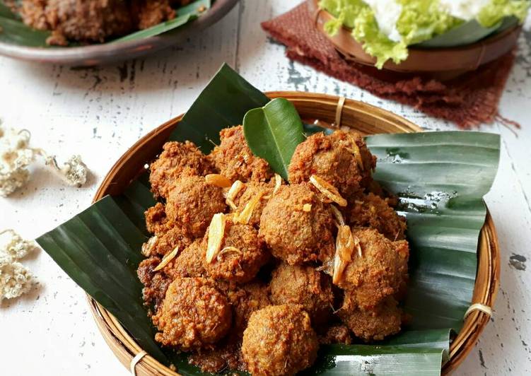 resep masakan Rendang Tumbuk #KitaBerbagi