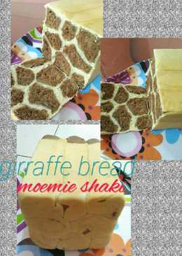 Roti tawar motif jerapah