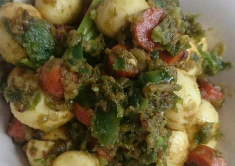  Resep Telur puyuh balado cabe hijau oleh delista Cookpad