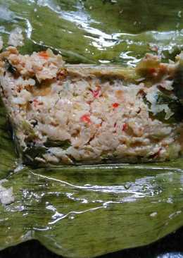 Pepes Tahu Jamur Pedas