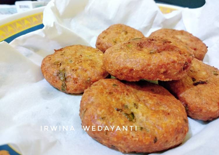 resep Perkedel ayam / nugget goreng