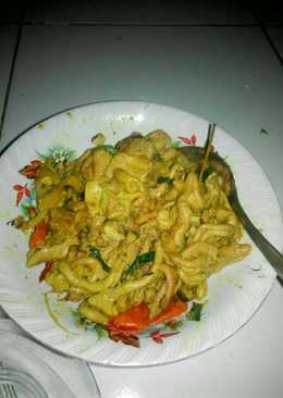 Usus Ayam Bumbu Kuning (Tanpa Daun Kemangi)