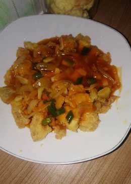 Ayam fillet asam manis pedas