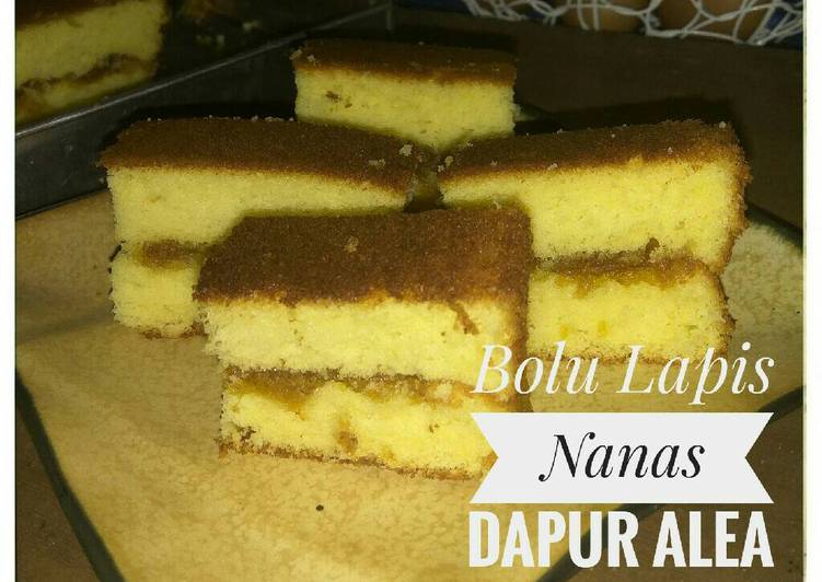 resep Bolu Lapis Nanas