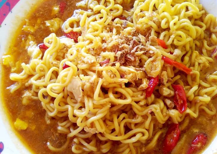 cara membuat Mie Dok Dok ala Burjo