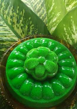 Puding lumut durian