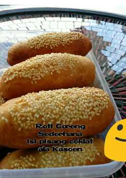 Roti Goreng Isi Pisang Coklat