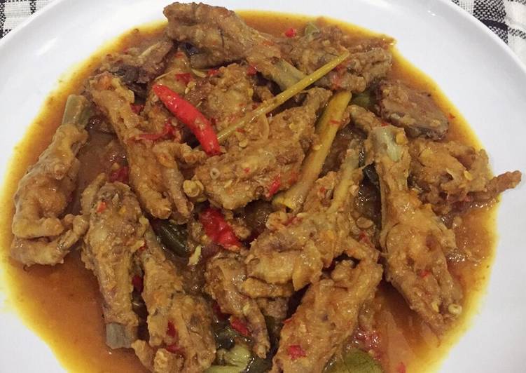 resep masakan Ceker Pedas Bumbu Bali