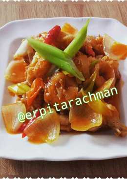 Cumi Goreng Tepung Saus Asam Manis