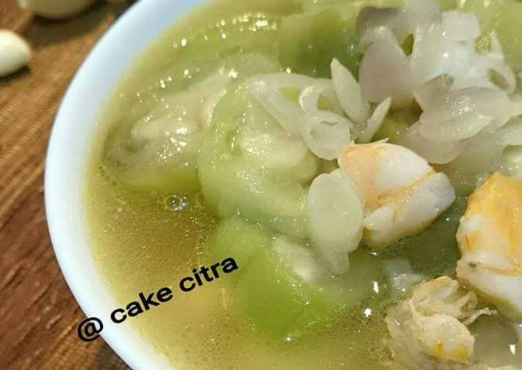 resep masakan Tumis oyong dan udang