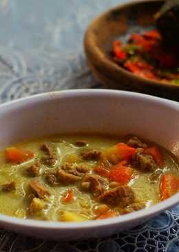 Soto daging kuah susu