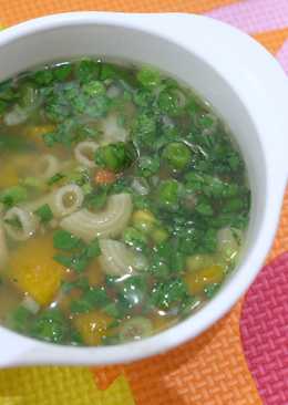 Menu anak macaroni soup