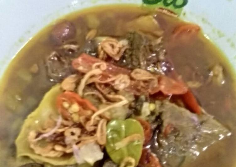 Tengkleng sapi asam pedas