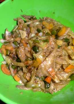 Jamur tumis lombok ijo