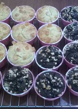 Cheese Custard Muffin gurih, manis, enak, lembut, ga bikin eneg, dan gampang!