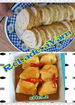 Rolade ayam saus coklat