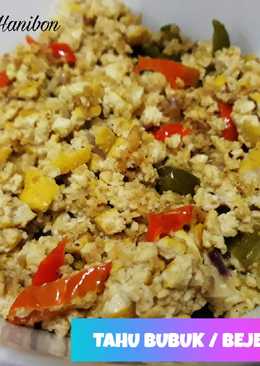 Tahu bubuk / bejek / orek simpel