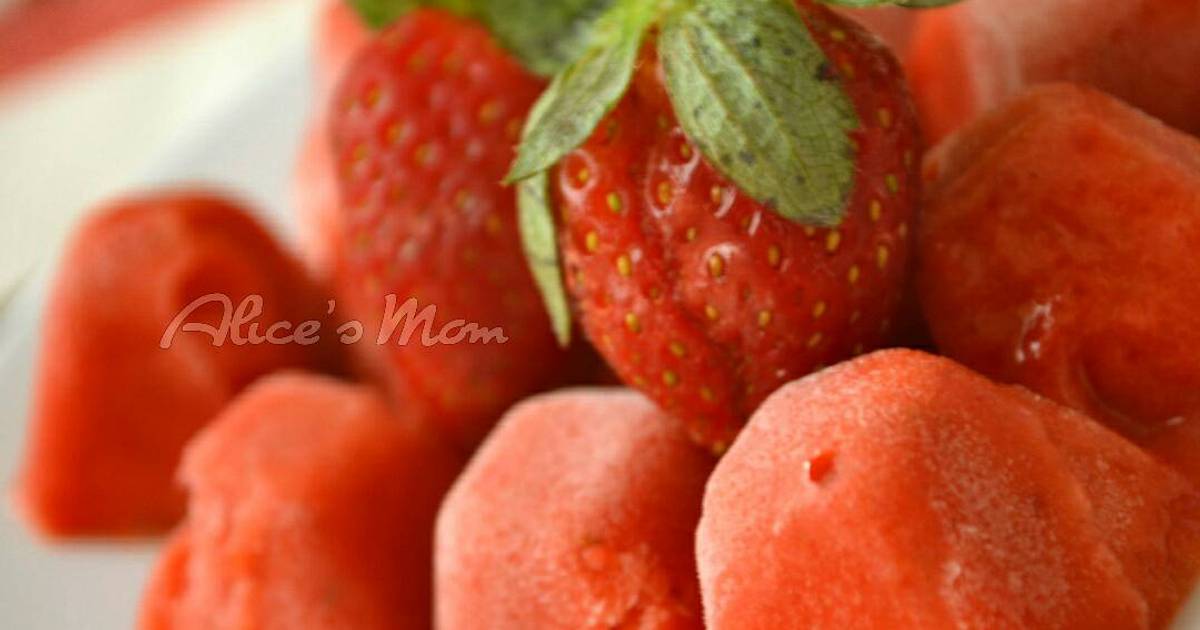  Resep  Strawberry ice yogurt  oleh Alice s Mom Cookpad