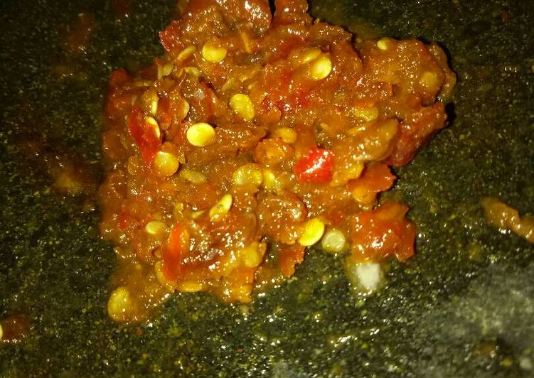 Resep Sambel terasi gula Karya Umi Qais