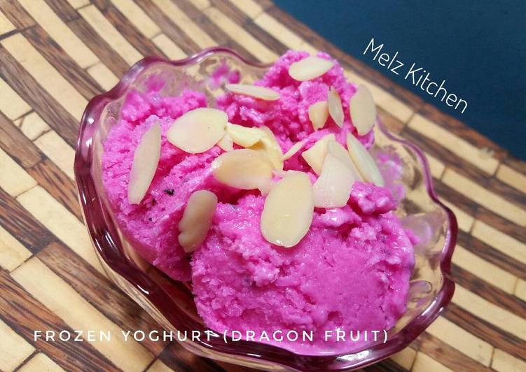 resep masakan Frozen Yoghurt (Dragon Fruit)