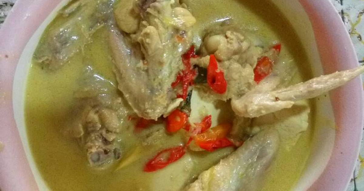 Resep Opor ayam tahu no vetsin ala Arlina Dyah Anggraini