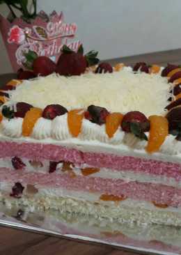 Ombre Chantilly Cake