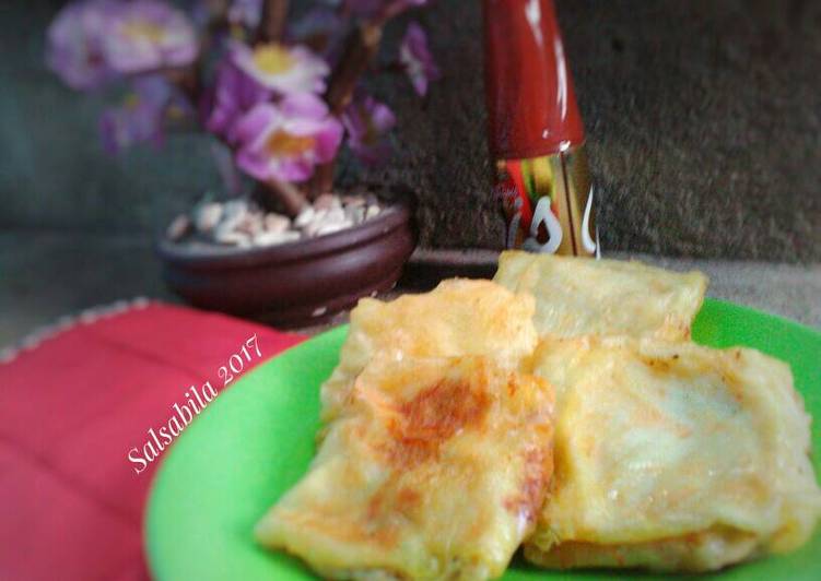 resep lengkap untuk Martabak telur (kornet+kentang) #pr_masakankentang