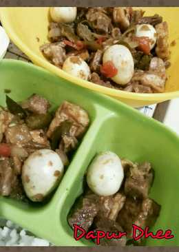 TTD SambalaJo (tahu telur daging masak sambal ijo)