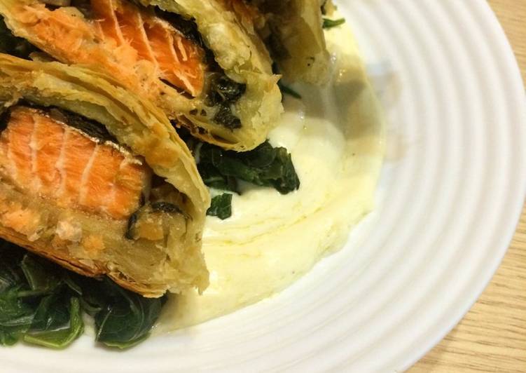 gambar untuk resep Salmon Wellington