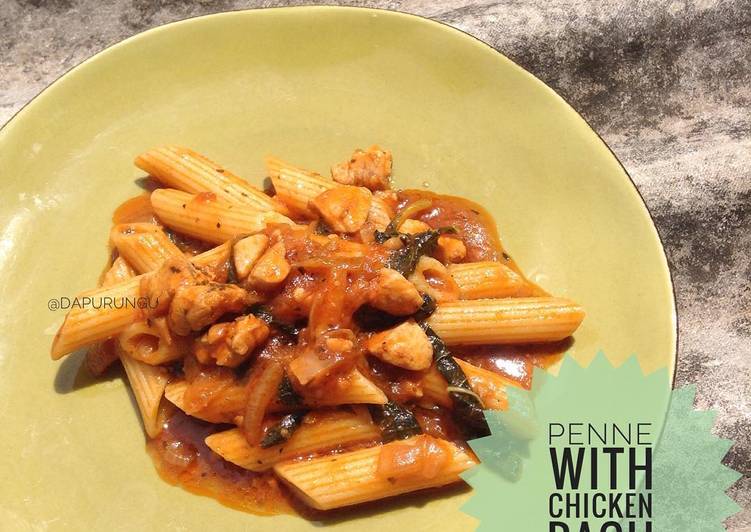 resep Penne with Chicken Ragu