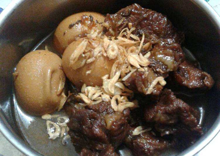 gambar untuk resep makanan Semur daging telur simple??