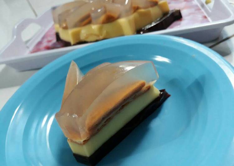 Resep Puding biskuit regal ??