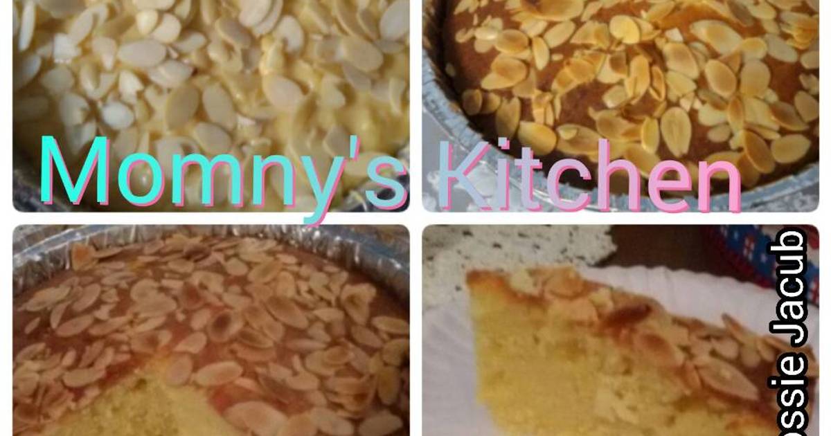 Resep cheese cake almond ( NO MIXER)