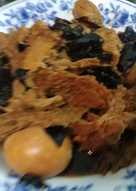 Semur gofu telur jamur kuping ala pelangi