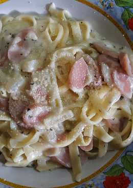 Fettuccine Carbonara Simple Yummy