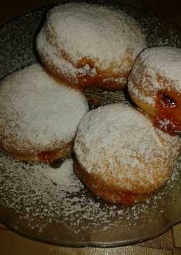 Donat With Strawberry Jam