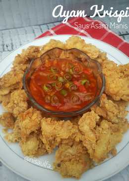 Ayam krispi saus asam manis #bikinramadanberkesan