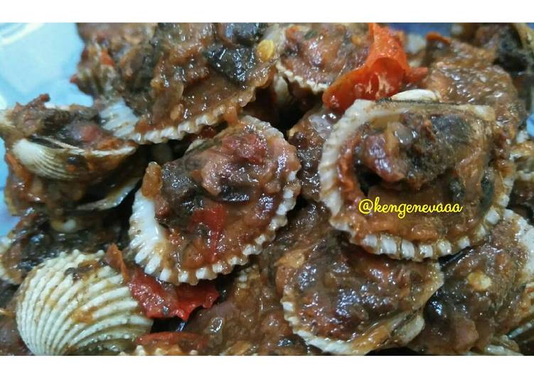 resep lengkap untuk Kerang Saus Pedas Manis ??