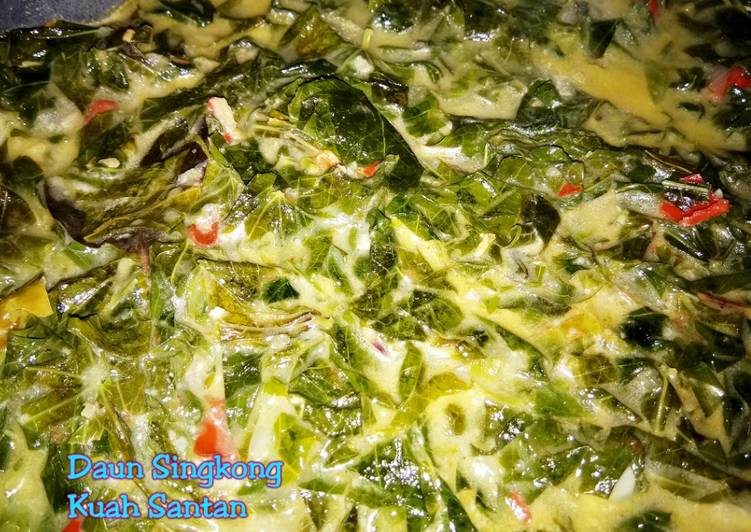 Daun Singkong Kuah Santan