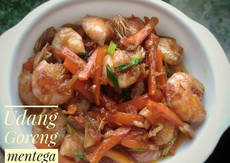 cara membuat Udang Goreng Mentega for Toddler