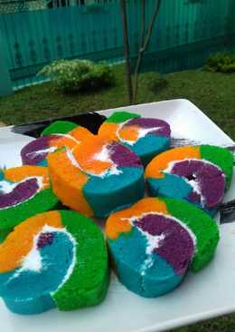Bolu gulung pelangi